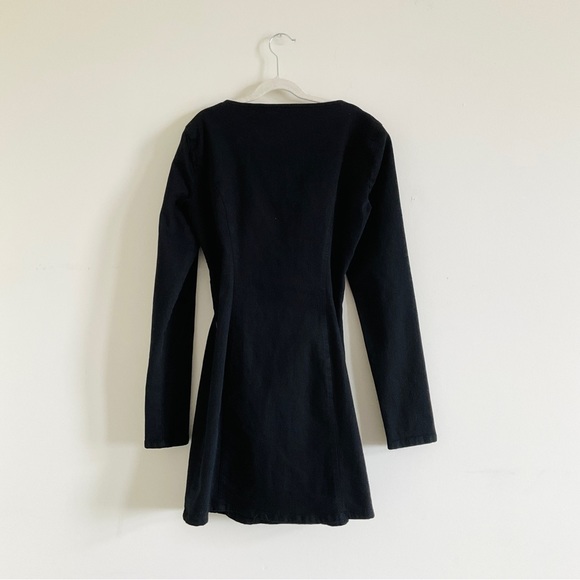 Zara Denim Corset Dress - Picture 2 of 3